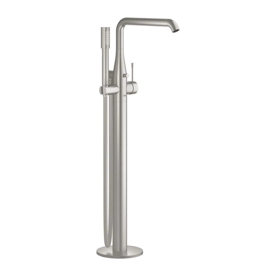 Змішувач для ванни Grohe Essence напольного монтажу, supersteel (25248DC1)