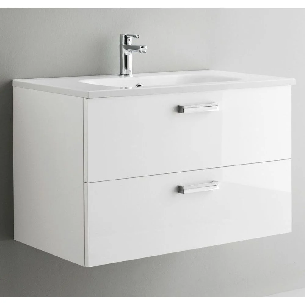 Тумба під раковину Arbi Petit-80 80х45 см, Bianco Lucido (L636M)
