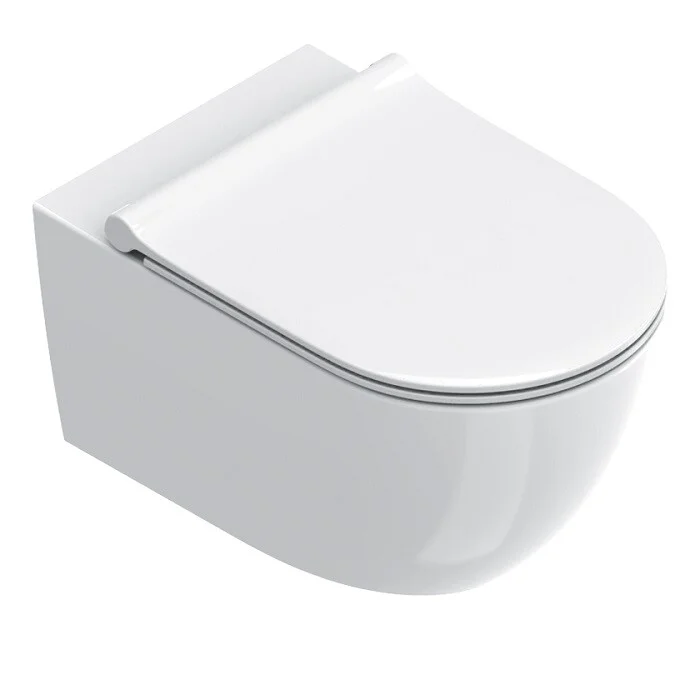 Підвісний унітаз з кришкою Catalano Sfera 55х35, Bianco Satinato (0511550021/0551200021)