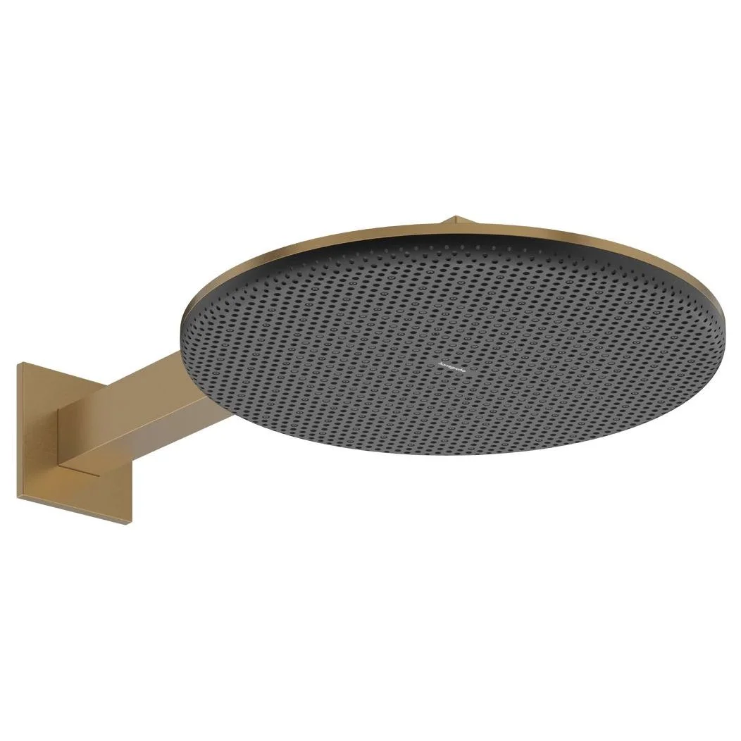 Верхній душ Hansgrohe Raindance Alive S 300 2jet EcoSmart із тримачем, Brushed Bronze (24541140)