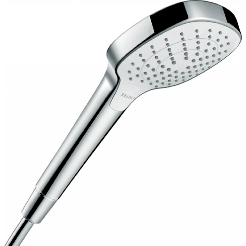 Ручний душ Hansgrohe Croma Select E Vario EcoSmart 9 л / хв, білий / хром (26813400)