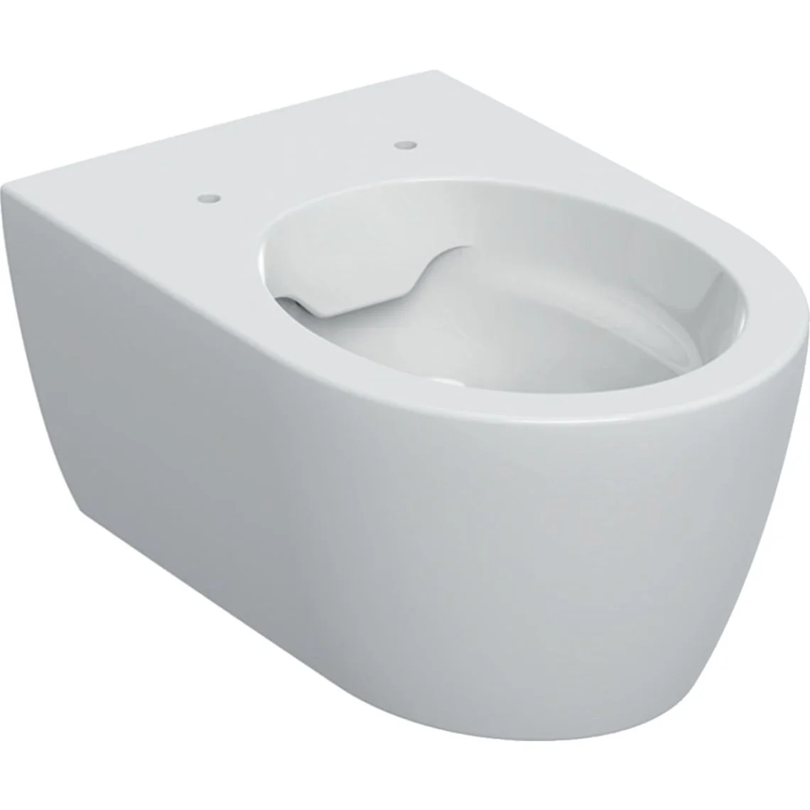 Підвісний унітаз Geberit iCon, лійчастий, закрита форма, Rimfree: T=53см, Білий (501.661.00.1)