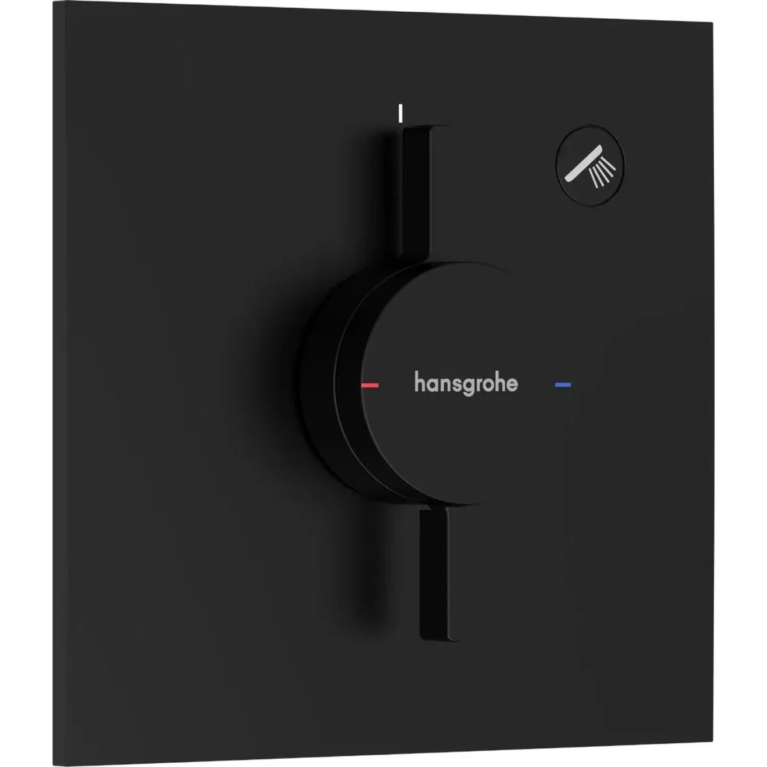 Змішувач для душу Hansgrohe прихованого монтажу DuoTurn E на 1 функцію, Matt Black (75617670)