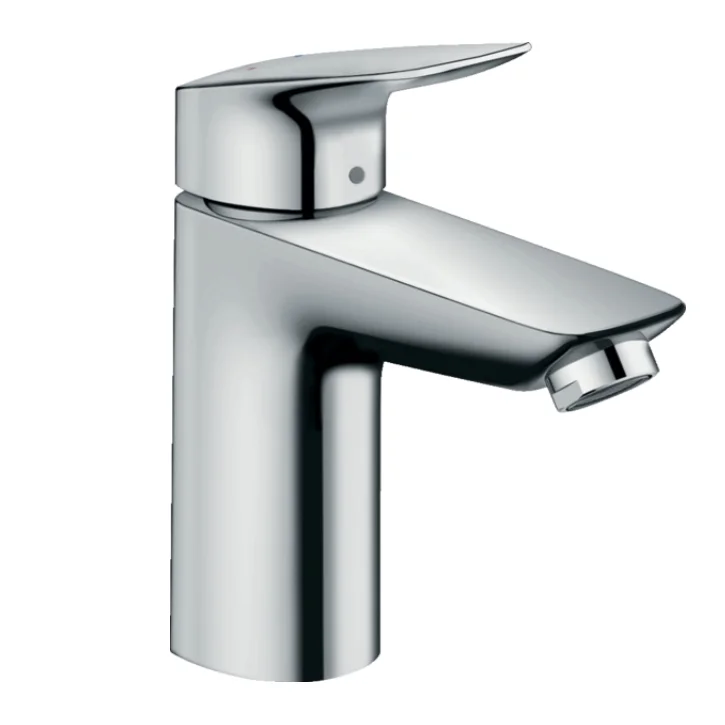 Змішувач для умивальника Hansgrohe Logis 100 LowFlow із зливним гарнітуром, хром (71104000)