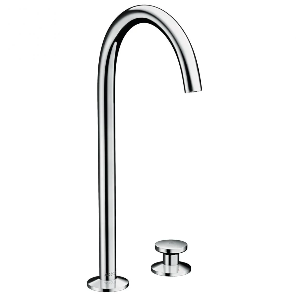 Змішувач для умивальника AXOR ONE Select 260 на 2 отвори з донним клапаном push-open, хром (48060000)
