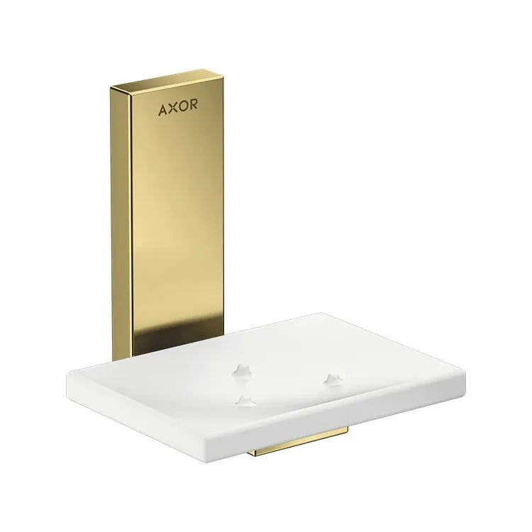 Мильниця Axor Universal Rectangular, підвісна, Polished Gold Optic (42605990)