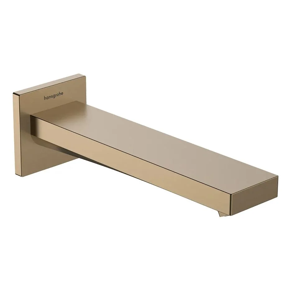 Вилив Hansgrohe Tecturis E на ванну з виступом 210 мм, Brushed Bronze (73410140)