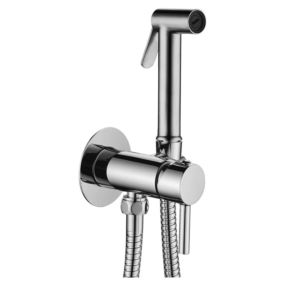 Гігієнічний душ Paffoni Tweet Round, Black Chrome (ZDUP110NKN)