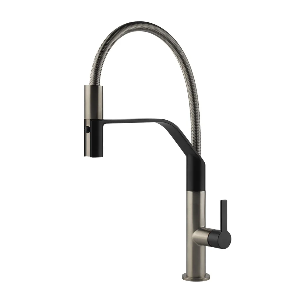 Змішувач для кухні Gessi Mesh, Finox/Matt Black (60005599)