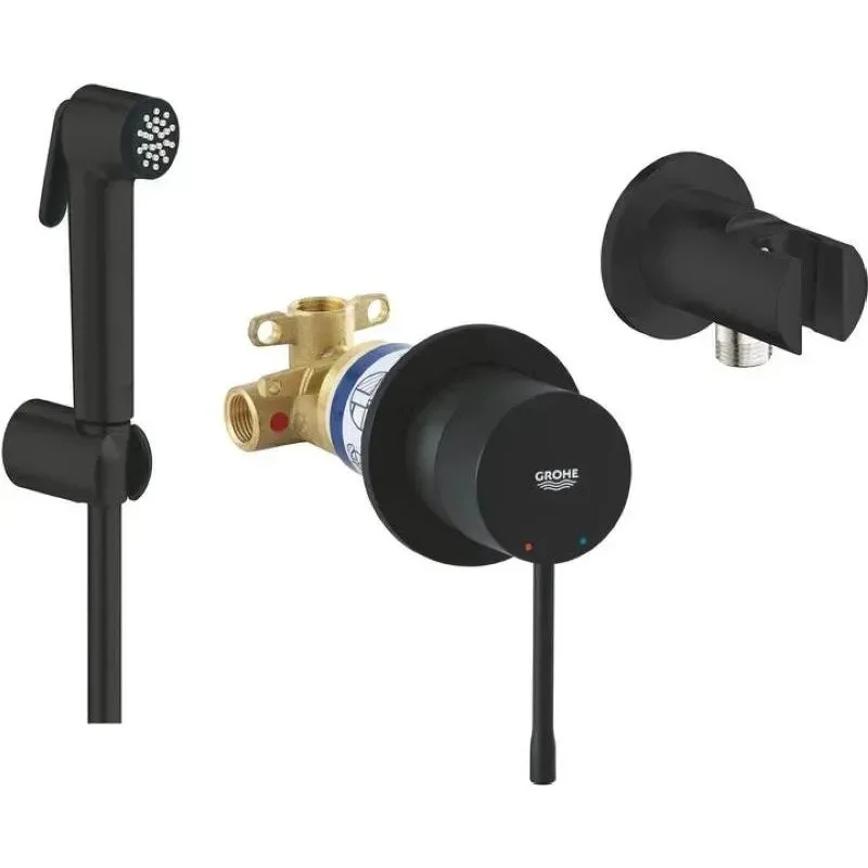 Гігієнічний душ Grohe Essence, чорний матовий (UA111197243)