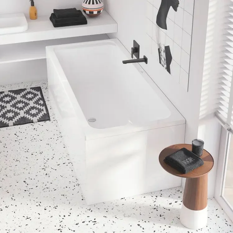 Ванна акрилова Villeroy&Boch Architectura 180х80 см, прямокутна, White Alpin (UBA180ARE2V-01)