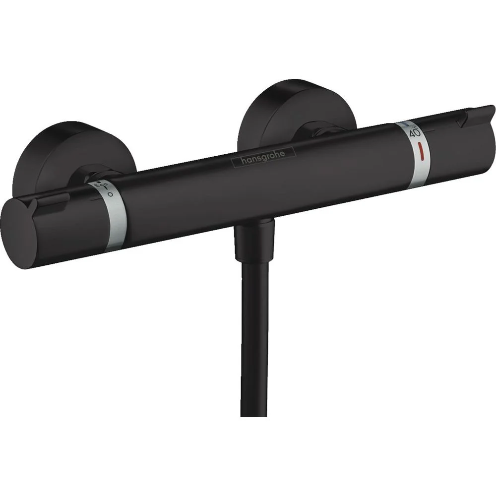 Термостат для душу Hansgrohe Ecostat, чорний матовий (13116670)