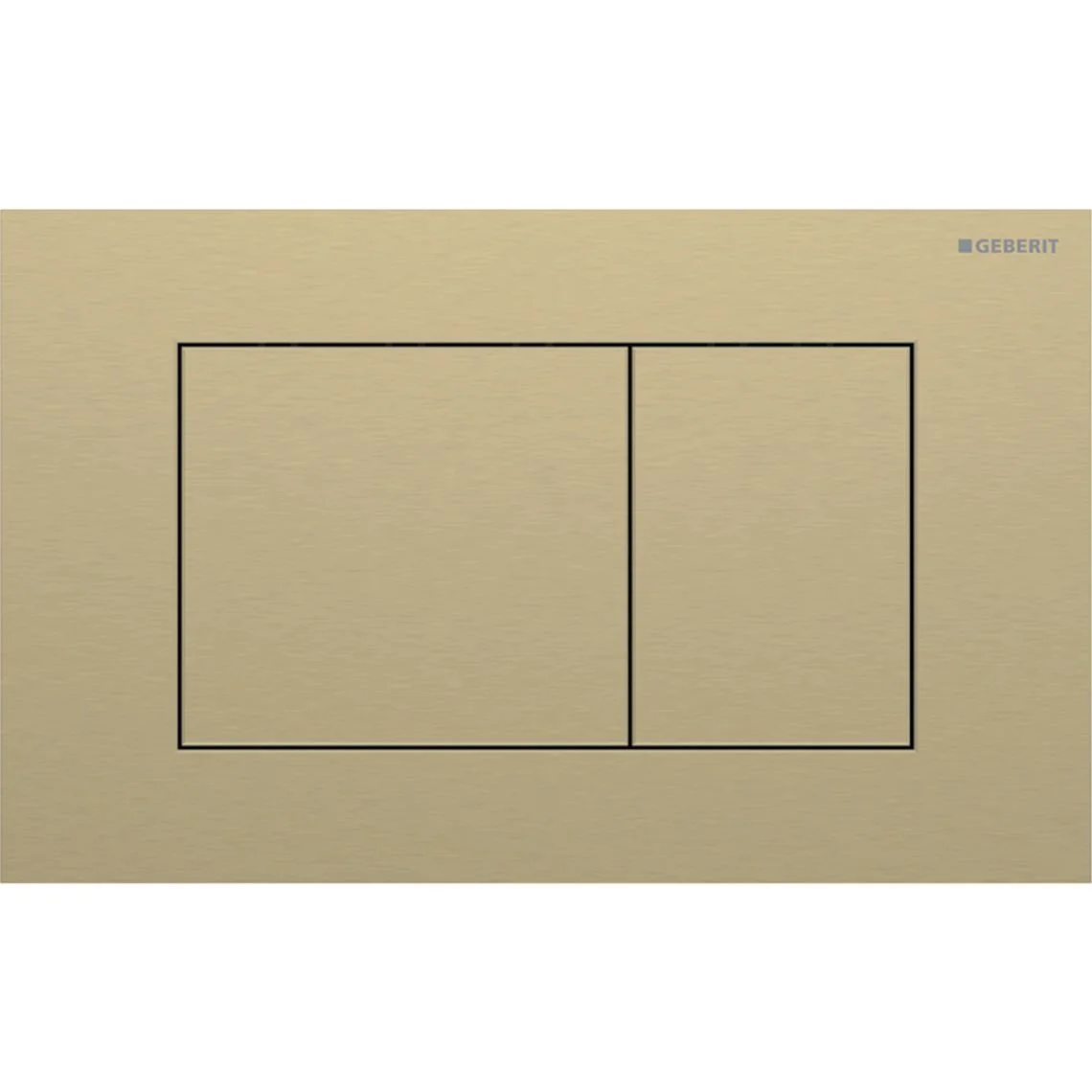 Клавіша змиву Geberit Sigma40 Square, нерж.сталь, латунь матова (115.629.QF.1)