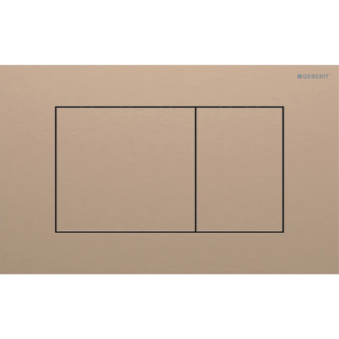 Клавіша змиву Geberit Sigma40 Square, нерж.сталь матова, червоне золото (115.629.QB.1)