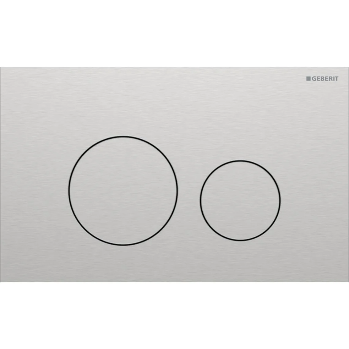 Клавіша змиву Geberit Sigma40 Round, подвійний змив, нерж.сталь матова (115.628.FW.1)