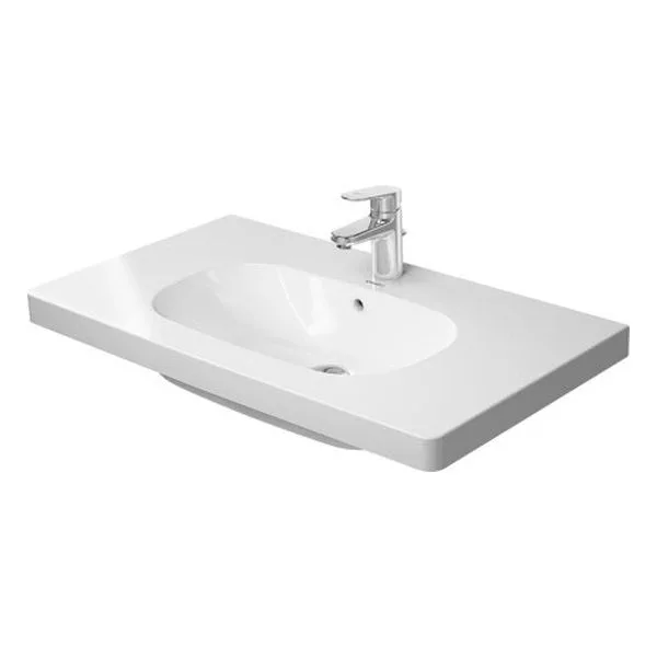 Умивальник накладний Duravit D-Code 85 см, білий (03428500002)