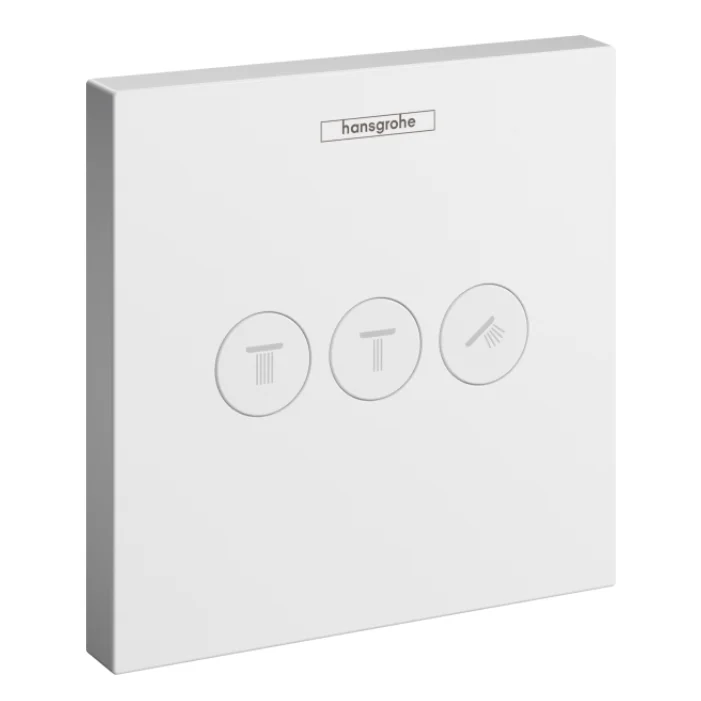 Перемикач положень Hansgrohe ShowerSelect на 3 споживачі, білий матовий (15764700)