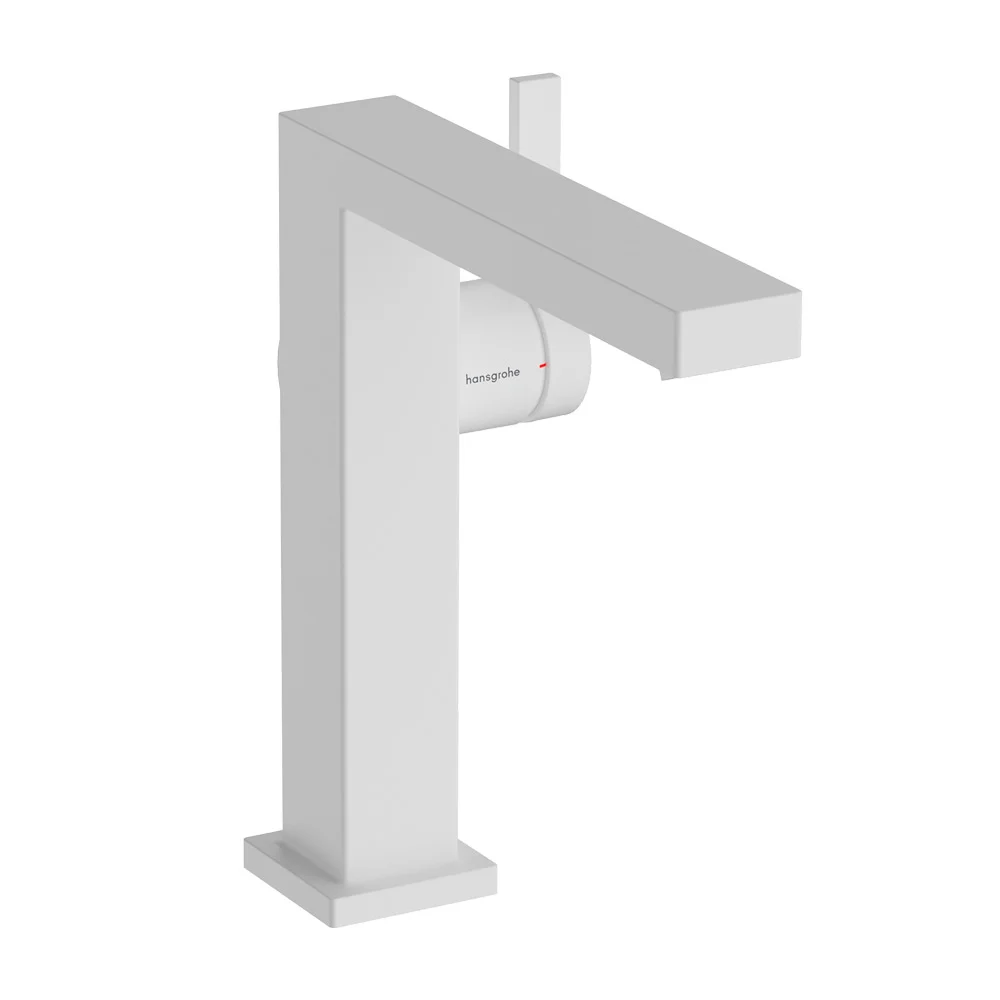 Змішувач для умивальника Hansgrohe Tecturis E 150 Fine CoolStart, Matt White (73040700)