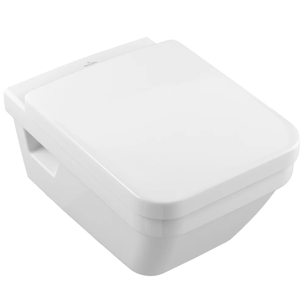 Унітаз підвісний Villeroy & Boch Architectura, Rimless, з кришкою Soft close (5685HR01)