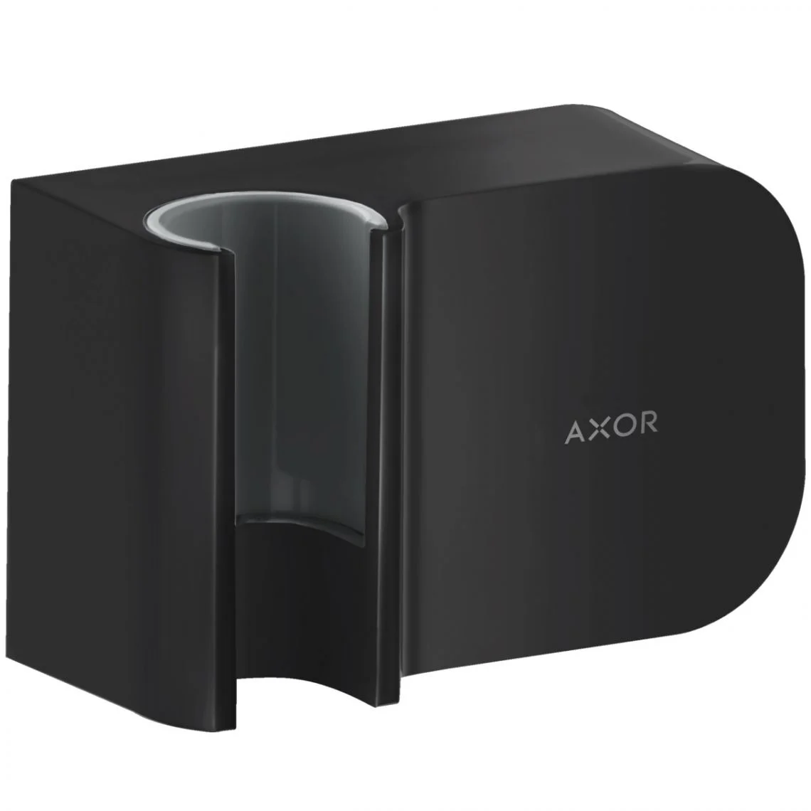Шланговое під'єднання AXOR One Fixfit Porter з власником, Matt Black (45723670)