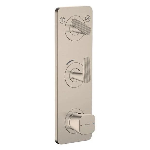 Термостат для душу Axor Citterio C модуль 380/120 на 2 функції, Brushed Nickel (49701820)