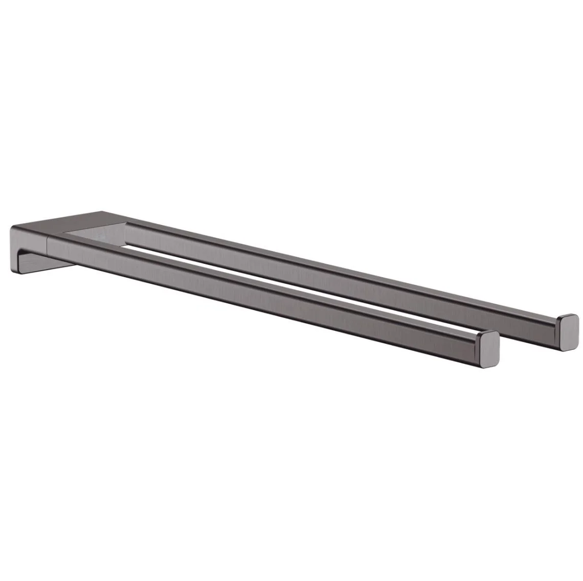 Полотенцедержатель Hansgrohe AddStoris 44,5 см подвійний, Brushed Black Chrome (41770340)