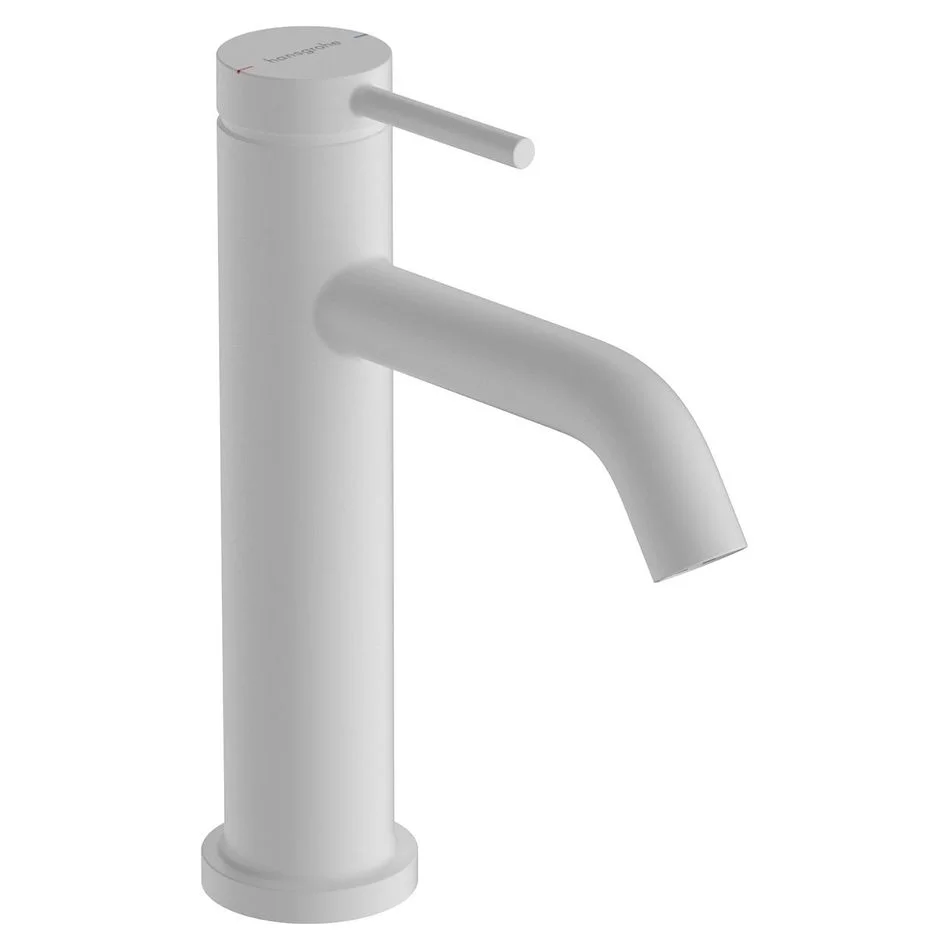 Змішувач для раковини Hansgrohe Tecturis S EcoSmart+ без зливного гарнітуру, білий матовий (73311700)
