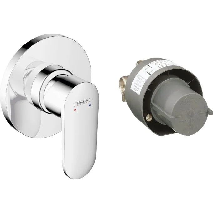 Змішувач для душу Hansgrohe Vernis Blend 70 прихованого монтажу з mini Ibox, Chrome (71663000)