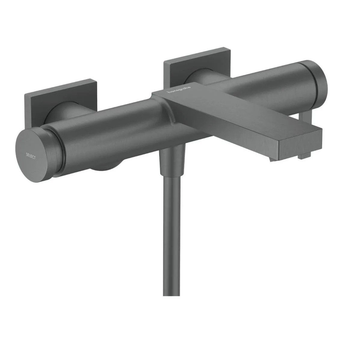 Змішувач для ванни Hansgrohe Tecturis E, Brushed Black Chrome (73420340)