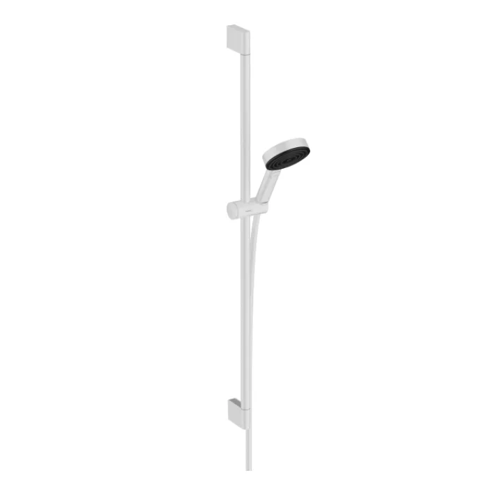 Душовий набір Hansgrohe Pulsify Select Relaxation 105 3jet 90 см, білий матовий (24170700)