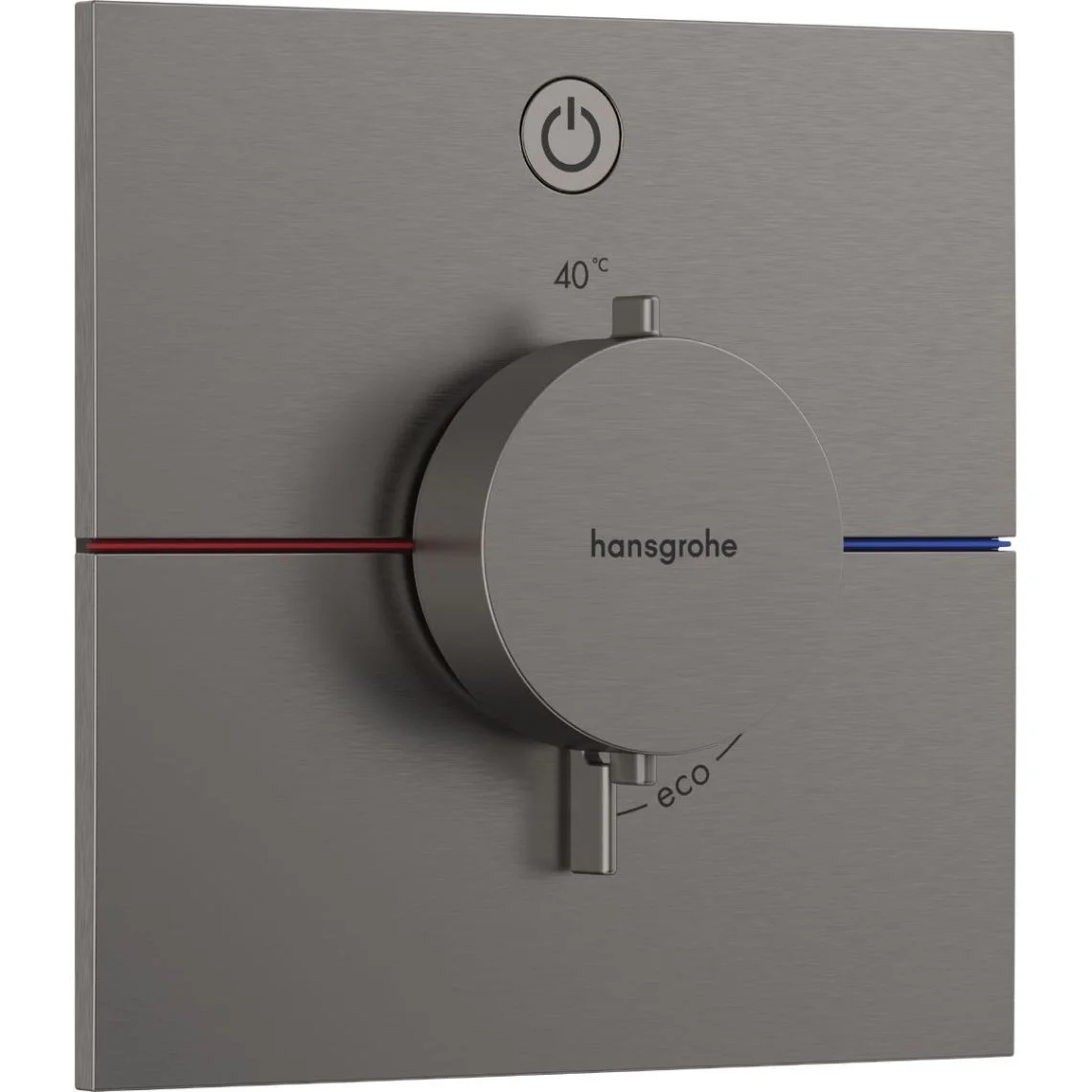 Термостат прихованого монтажу Hansgrohe ShowerSelect Comfort E на 1 функцію, Brushed Black Chrome (15571340)