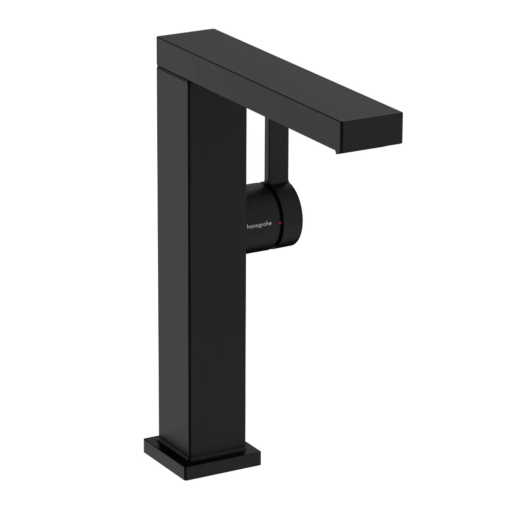 Змішувач Hansgrohe Tecturis E 210 Fine CoolStart для умивальника з поворотним виливом, Matt Black (73060670)