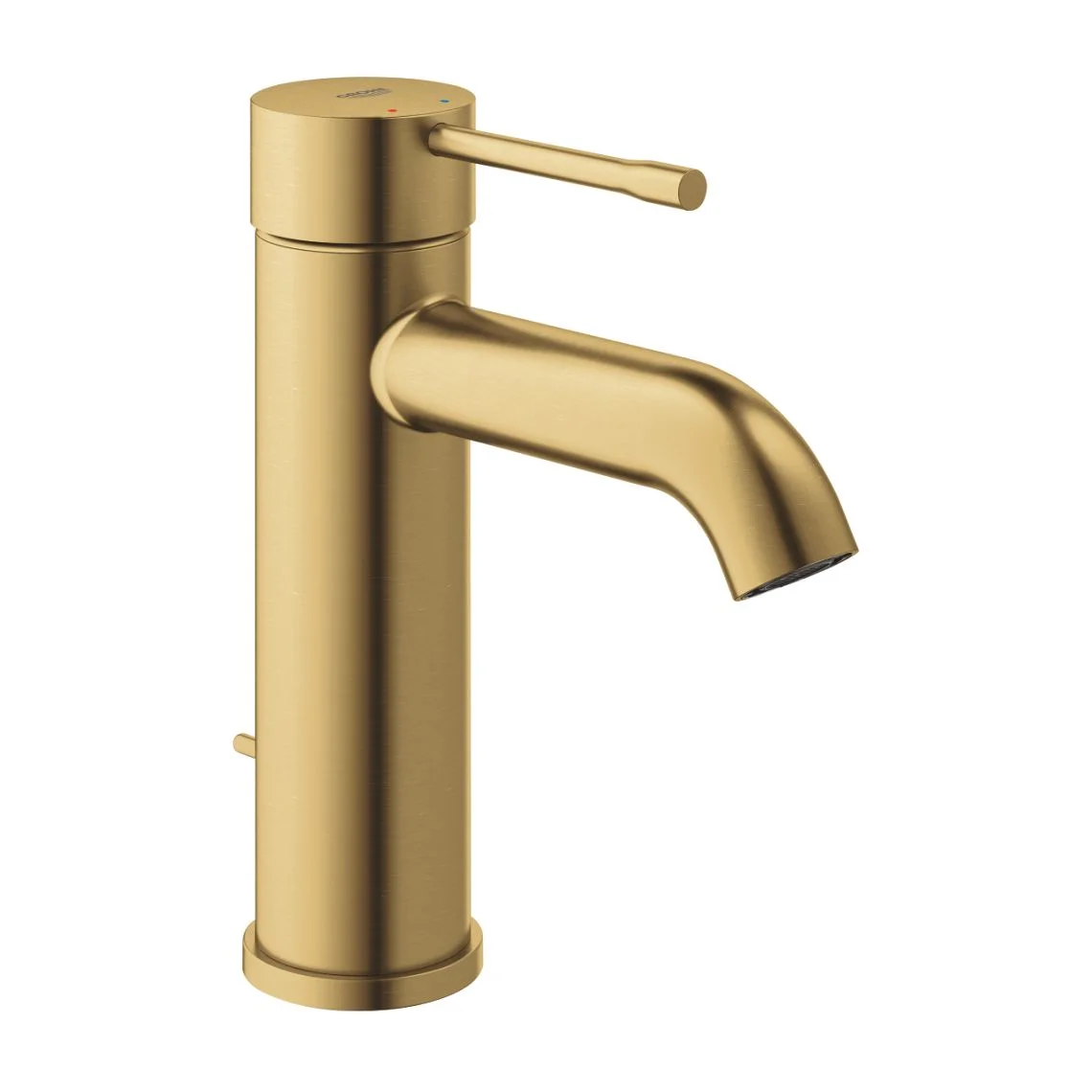 Змішувач для умивальника Grohe Essence з донним клапаном, brushed cool sunrise (24171GN1)