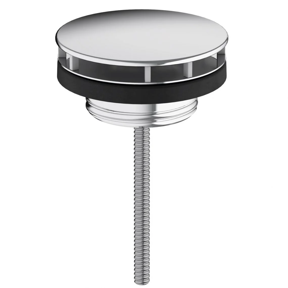 Зливний вентиль Hansgrohe з фіксованою кришкою для умивальника, хром (50001000)