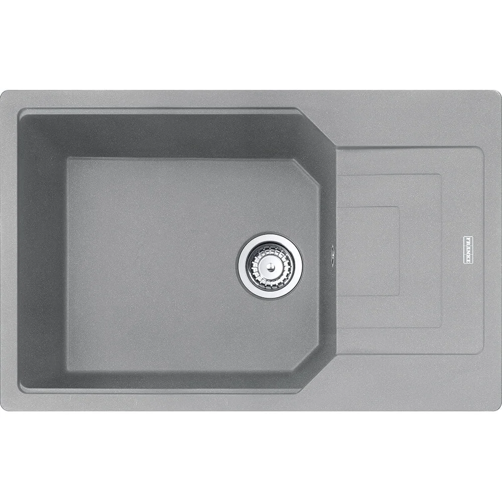 Кухонна мийка Franke UBG 611-78 XL, накладна, оборотна, 78x50, граніт сірий камінь (114.0701.802)