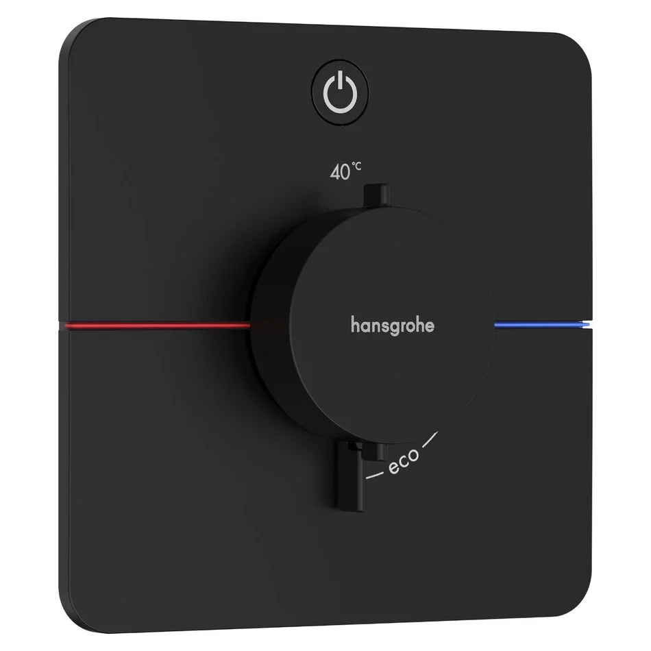 Термостат прихованого монтажу Hansgrohe ShowerSelect Comfort Q на 1 функцію, Matt Black (15581670)