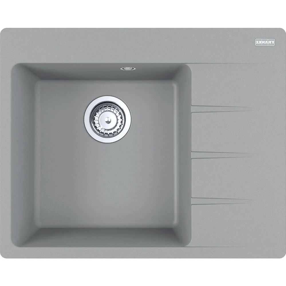 Кухонна мийка Franke Centro CNG 611-62 TL, накладна, крило праворуч, 62х50, граніт сірий камінь (114.0630.461)