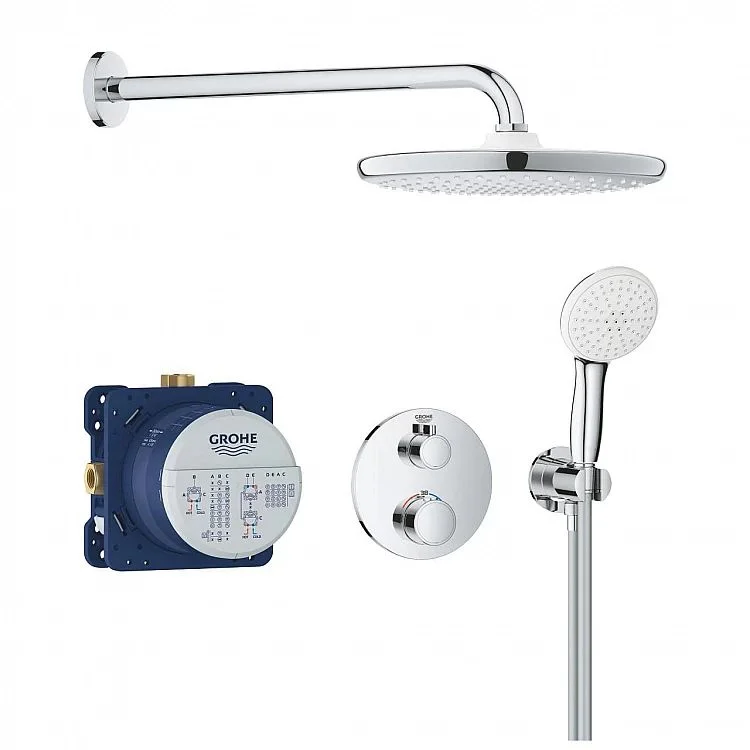 Душева система прихованого монтажу Grohe Grohtherm із Tempesta 250, хром (34872000)