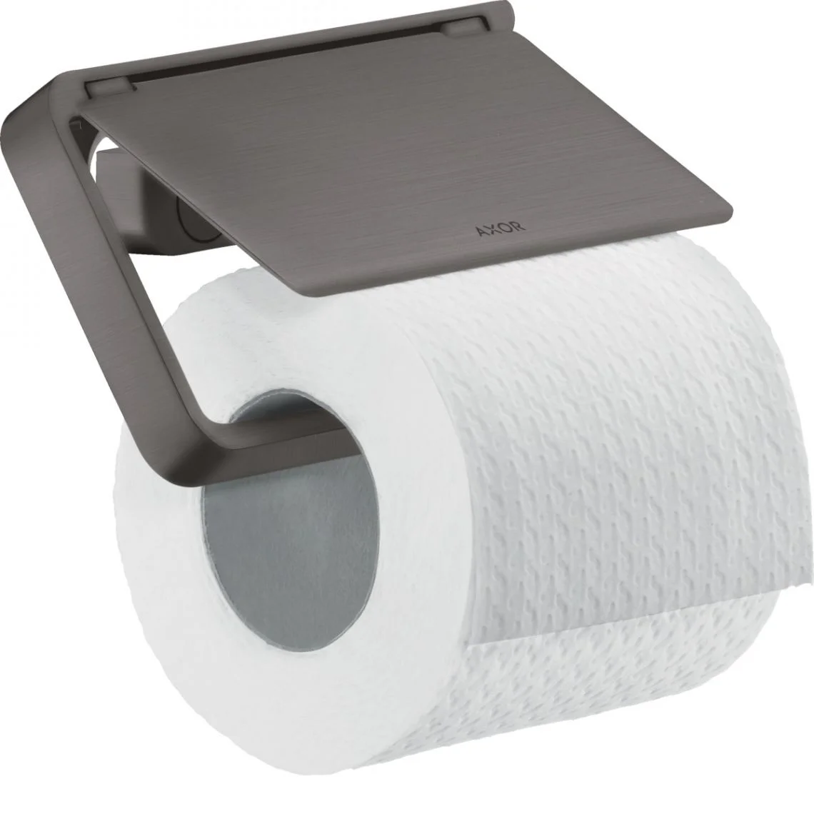 Тримач туалетного паперу настінний AXOR UNIVERSAL, Brushed Black Chrome (42836340)