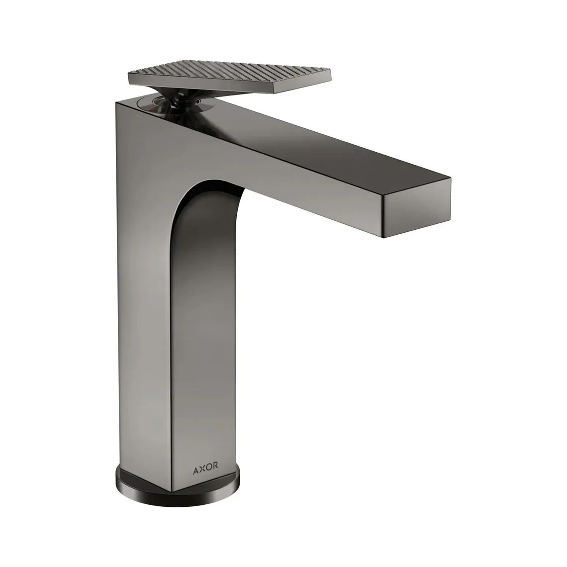 Змішувач для умивальника Axor Citterio 160 Lever rhombic cut pop-up, Polished Black Chrome (39071330)