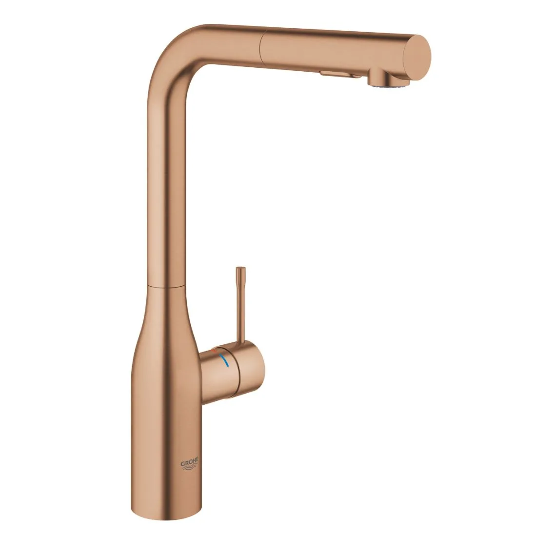 Змішувач для кухні Grohe Essence одноважільний L-вилив, теплий захід сонця матовий (30270DL0)