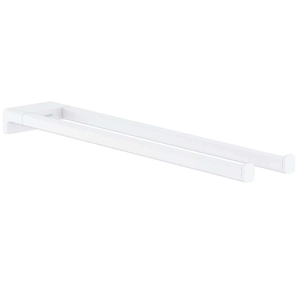 Полотенцедержатель Hansgrohe AddStoris 44,5 см, подвійний, Matt White (41770700)