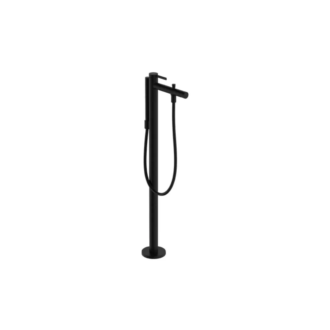 Змішувач для ванни Hansgrohe Zesis S підлоговий, чорний матовий (74445670)