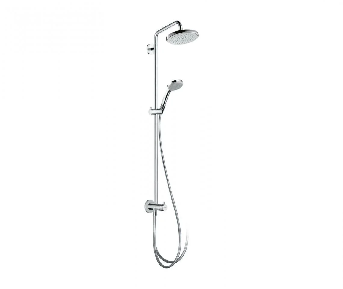 Душова система Hansgrohe Croma 220 1jet Showerpipe, хром (27224000)