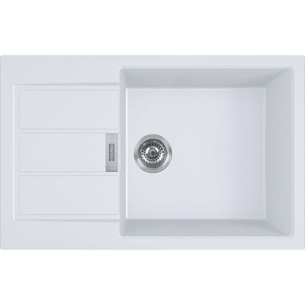 Кухонна мийка Franke S2D 611-78 XL, накладна, оборотна, 78x50, тектонайт білий (143.0621.338)