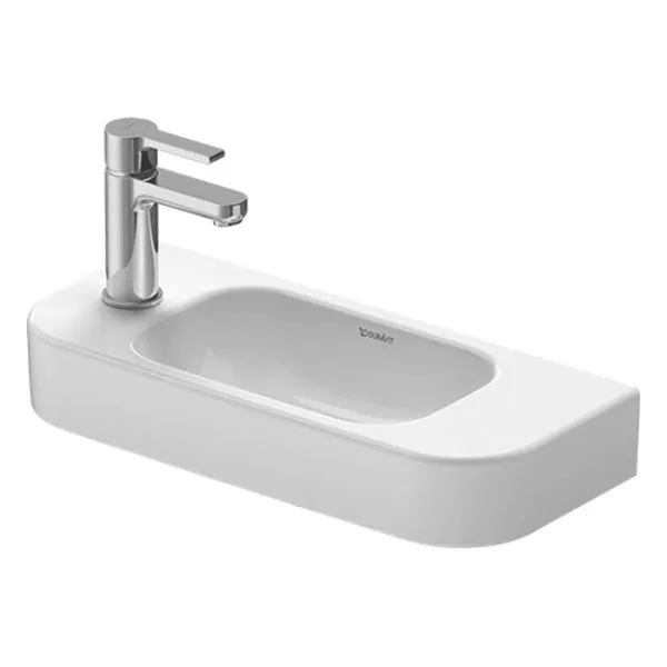 Умивальник підвісний Duravit Happy D.2 без отвору для змішувача, 50 х 22 см, білий (0711500000)