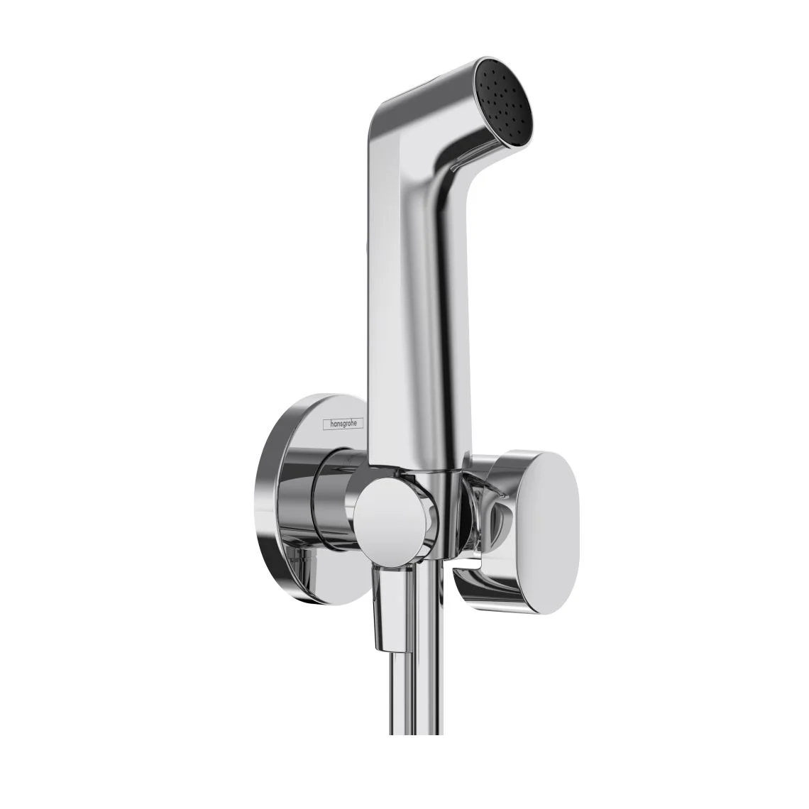 Комплект гігієнічного душу Hansgrohe зі шлангом та тримачем, на холодну воду, Chrome (29230000)