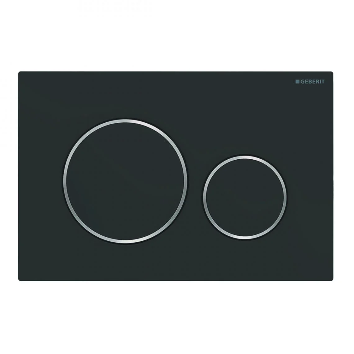Кнопка змиву Geberit Sigma 20, чорний/матовий хром (115.882.14.1)