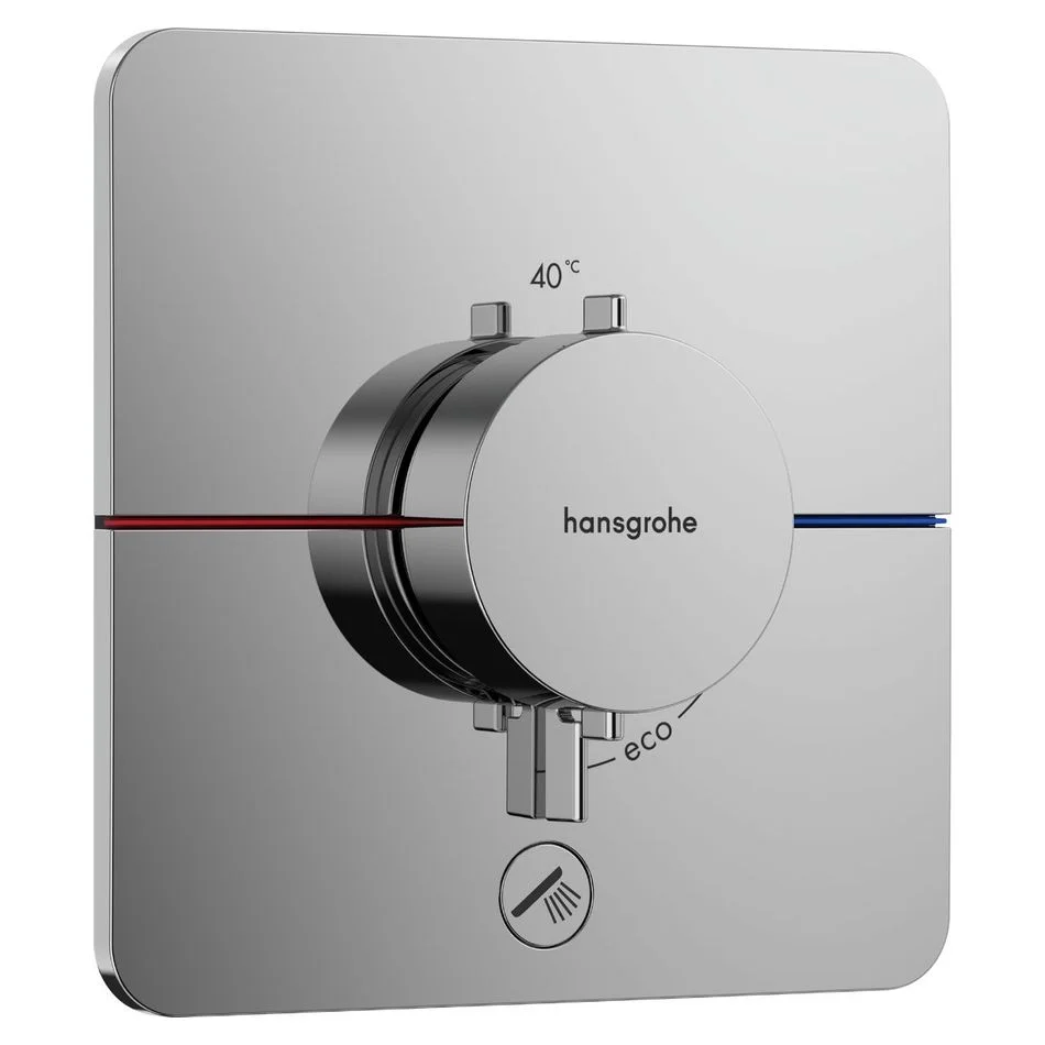 Термостат прихованого монтажу Hansgrohe ShowerSelect Comfort Q HighFlow на 1 функцію, Chrome (15589000)