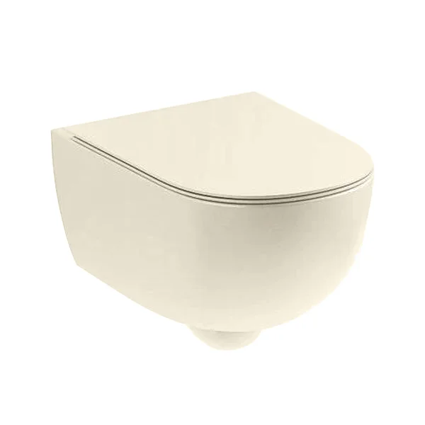 Унітаз підвісний Nic Design Pin 55х37, Vaniglia матовий (003709056)